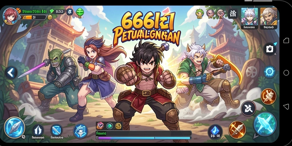 Tangkapan layar dari gameplay 666I yang menarik dan penuh aksi.