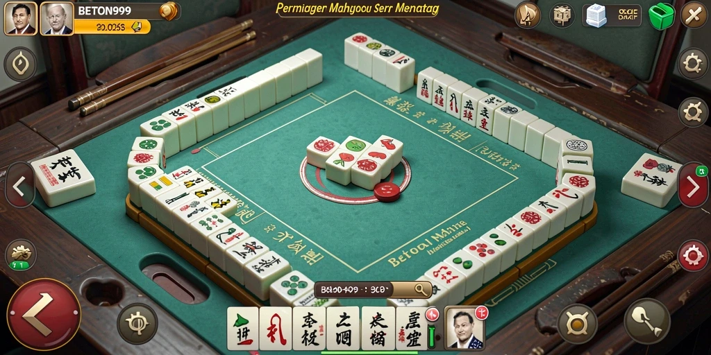 Tampilan menarik gameplay Mahjong di BETON999 yang mengasyikkan.