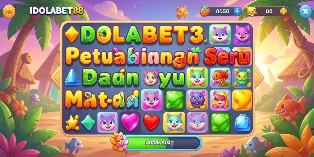 Screenshot menampilkan gameplay seru dari IDOLABET88 dalam genre Match-3.