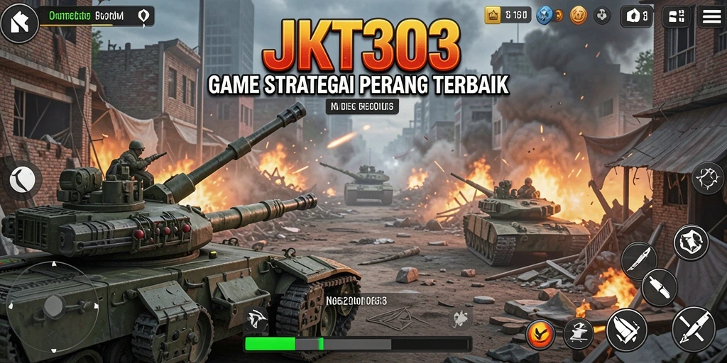 Gameplay intens JKT303 dengan taktik perang yang mendebarkan.