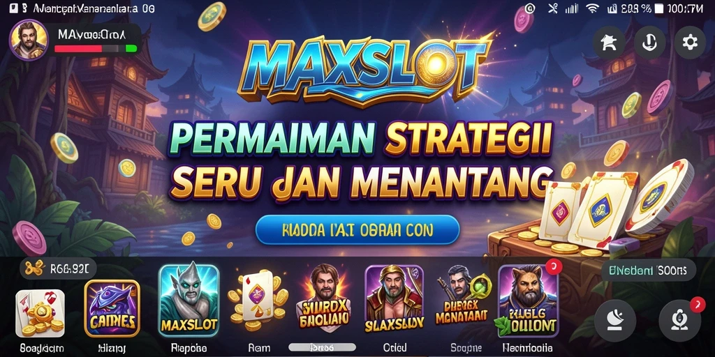 Tampilan gameplay <strong>MAXSLOT</strong> yang menantang dan strategis.