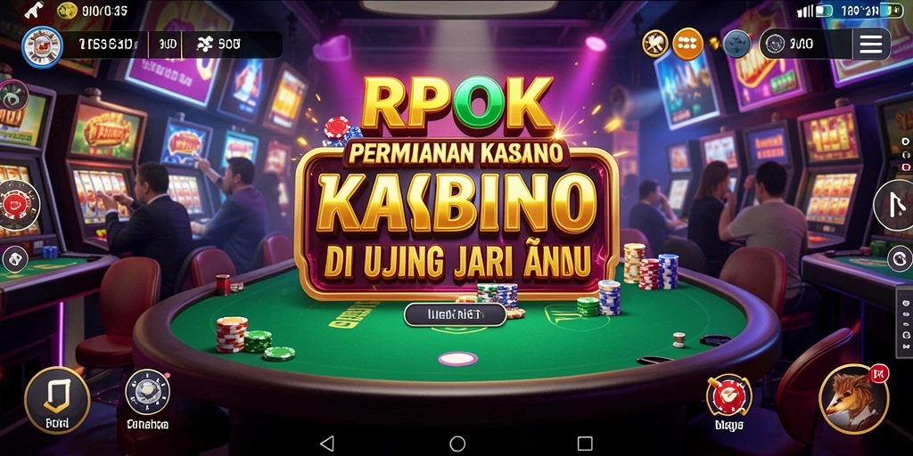 Screenshot RPOK menampilkan gameplay Kasino yang memukau dan mengasyikkan.