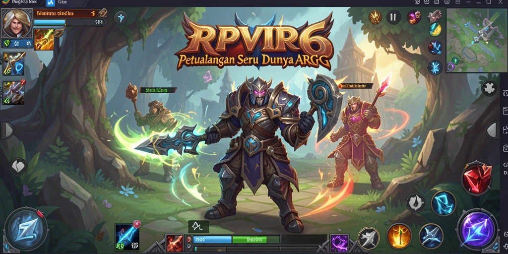 Tampilan gameplay RPVIP6 yang menakjubkan di dunia ARPG.
