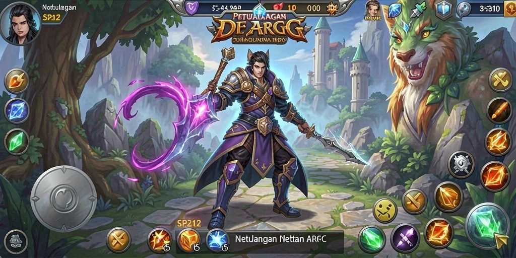 Tangkap momen seru dalam pertempuran ARPG di SP212.