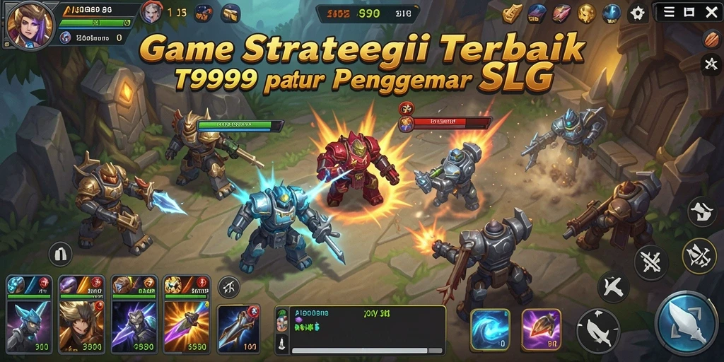 Tampilan gameplay SLG yang menarik dan strategis di T9999.