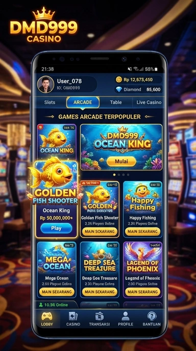 Screenshot tampilan utama aplikasi dmd999 yang ramah pengguna.